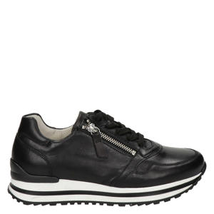 leren sneakers zwart