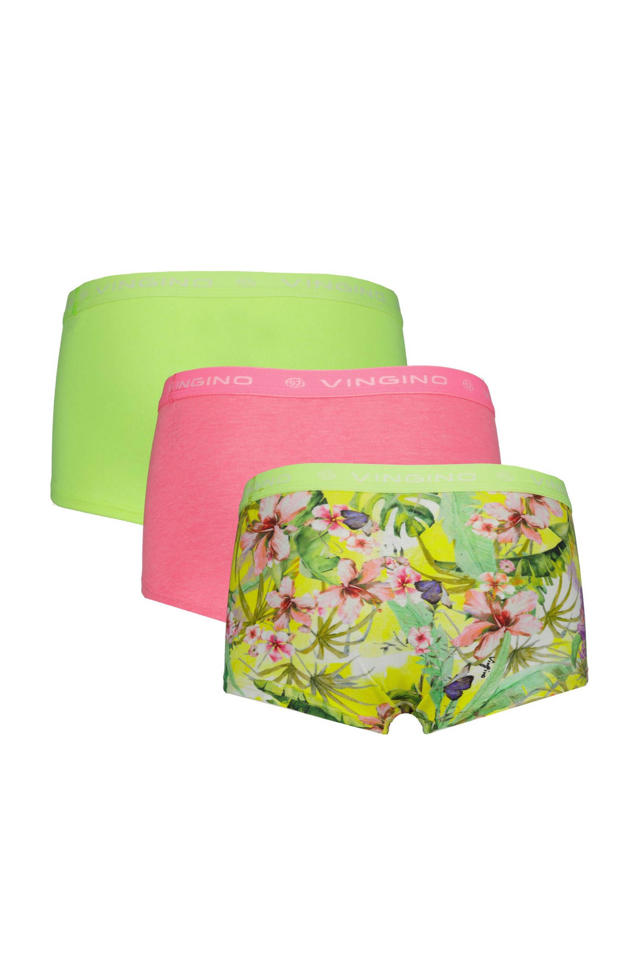 Vingino hipster set van neon geel/roze wehkamp - Main Image