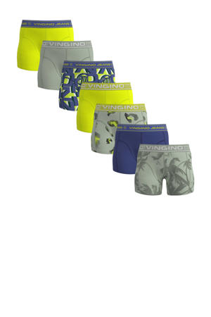   boxershort Fresh - set van 7 neon geel/groen/blauw