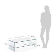 thumbnail: Kave Home salontafel Burano (55x110 cm)
