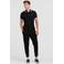 BOSS regular fit polo Paddy met contrastbies black