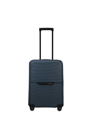 trolley Magnum Eco Spinner 55 cm donkerblauw