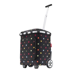 boodschappentrolley Carrycruiser Plus met stippen zwart