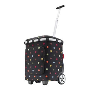 boodschappentrolley Carrycruiser Plus met stippen zwart
