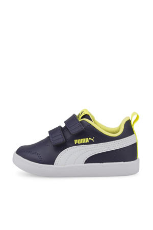 Courtflex V2 sneakers donkerblauw/wit/geel