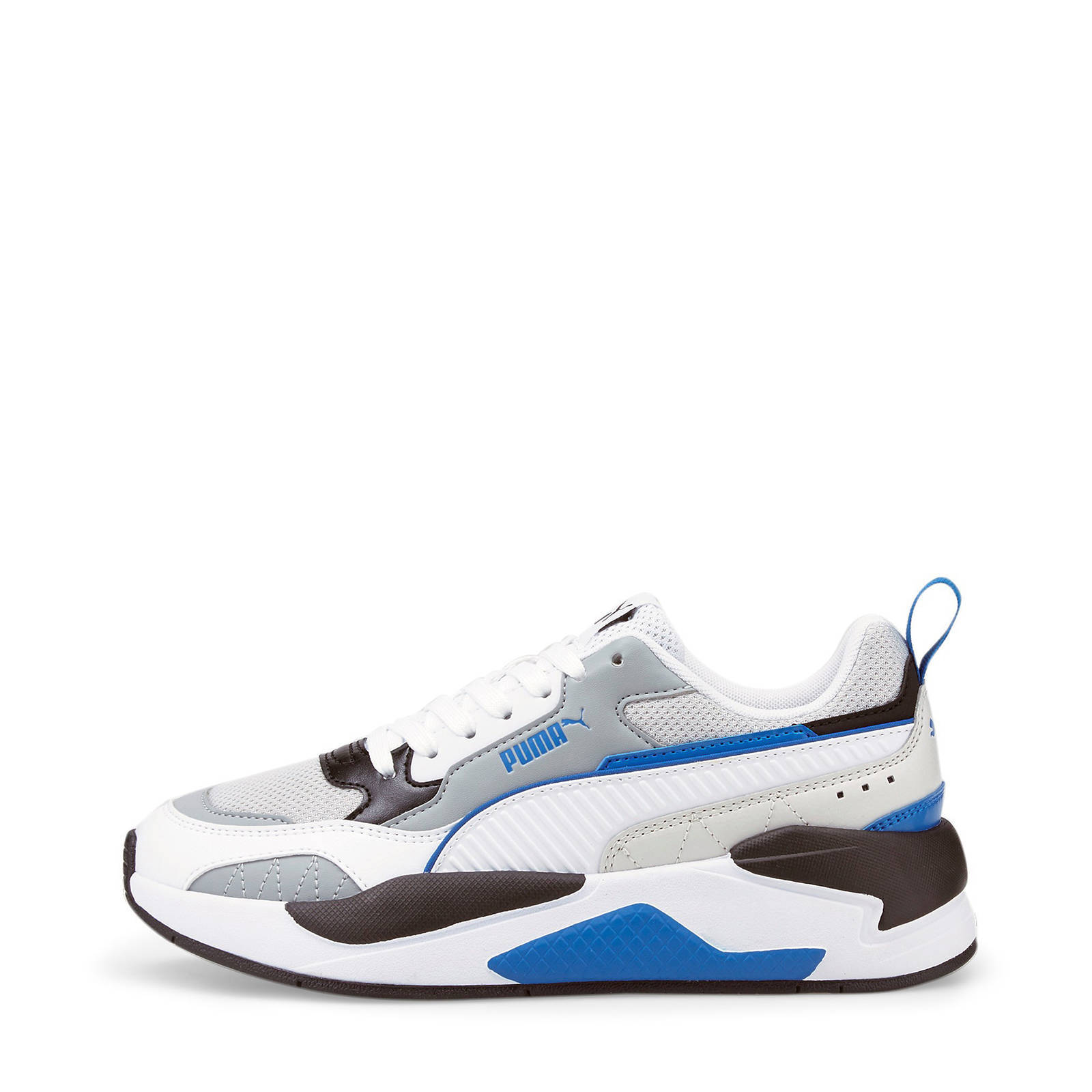 Puma X-Ray 2 Square AC PS sneakers lichtgrijs/wit/kobaltblauw/zwart |  wehkamp
