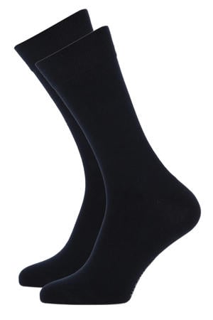 sokken - set van 2 donkerblauw