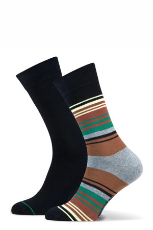 sokken Etienne - set van 2 zwart