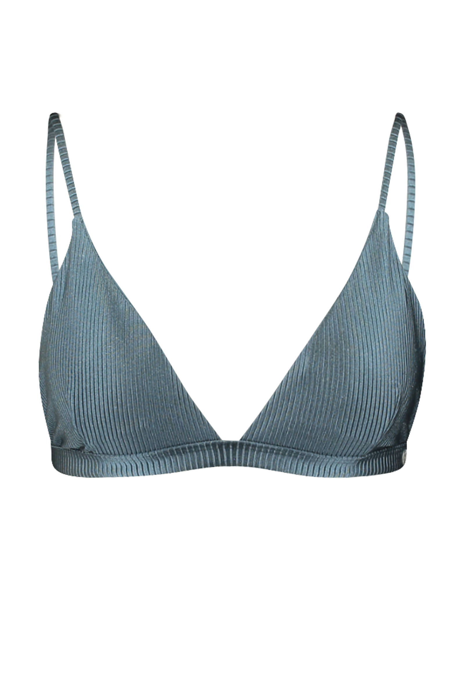 America Today bikinitop Audrey met rib structuur blauw online kopen