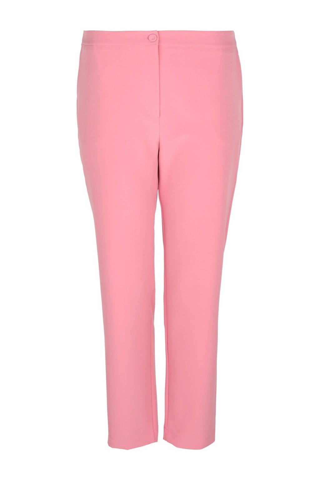 PROMISS pantalon met deels elastische band roze