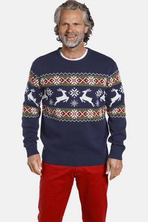 kersttrui TORE Plus Size blauw