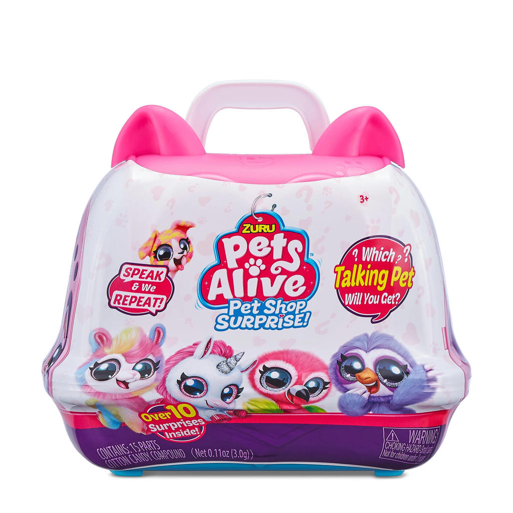 Zuru Pets Alive Pet Shop Surprise (assorti artikel) interactieve knuffel wehkamp