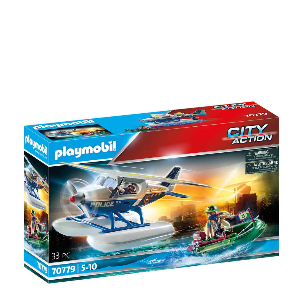 Playmobil City Action  Politiewatervliegtuig: smokkelaar-achtervolging 70779