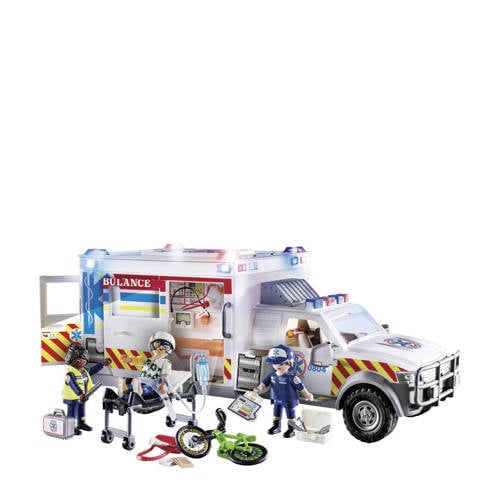 Playmobil City Action Reddingsvoertuig: US Ambulance 70936 afbeelding