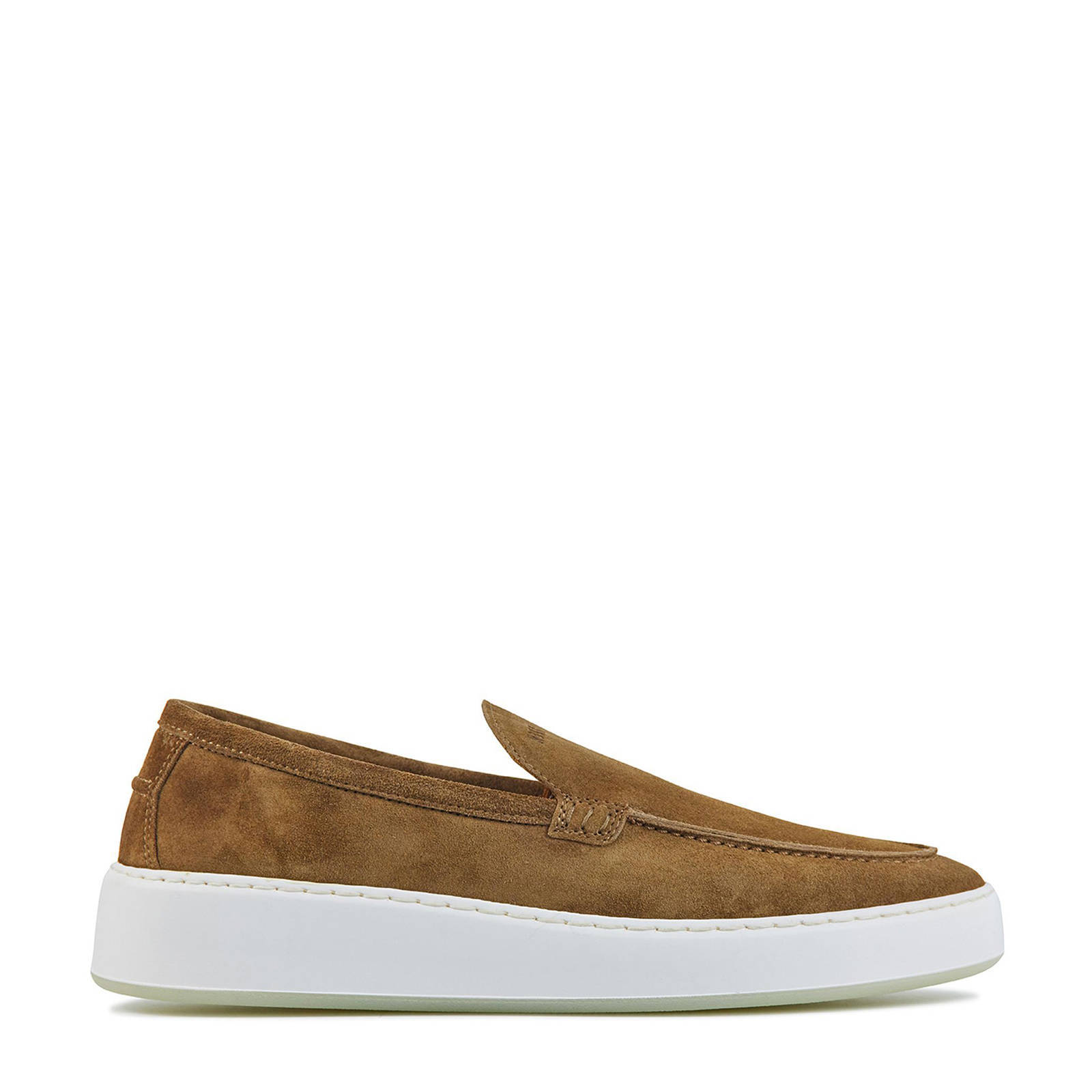 Nubikk Jiro Mio suède loafers bruin | wehkamp