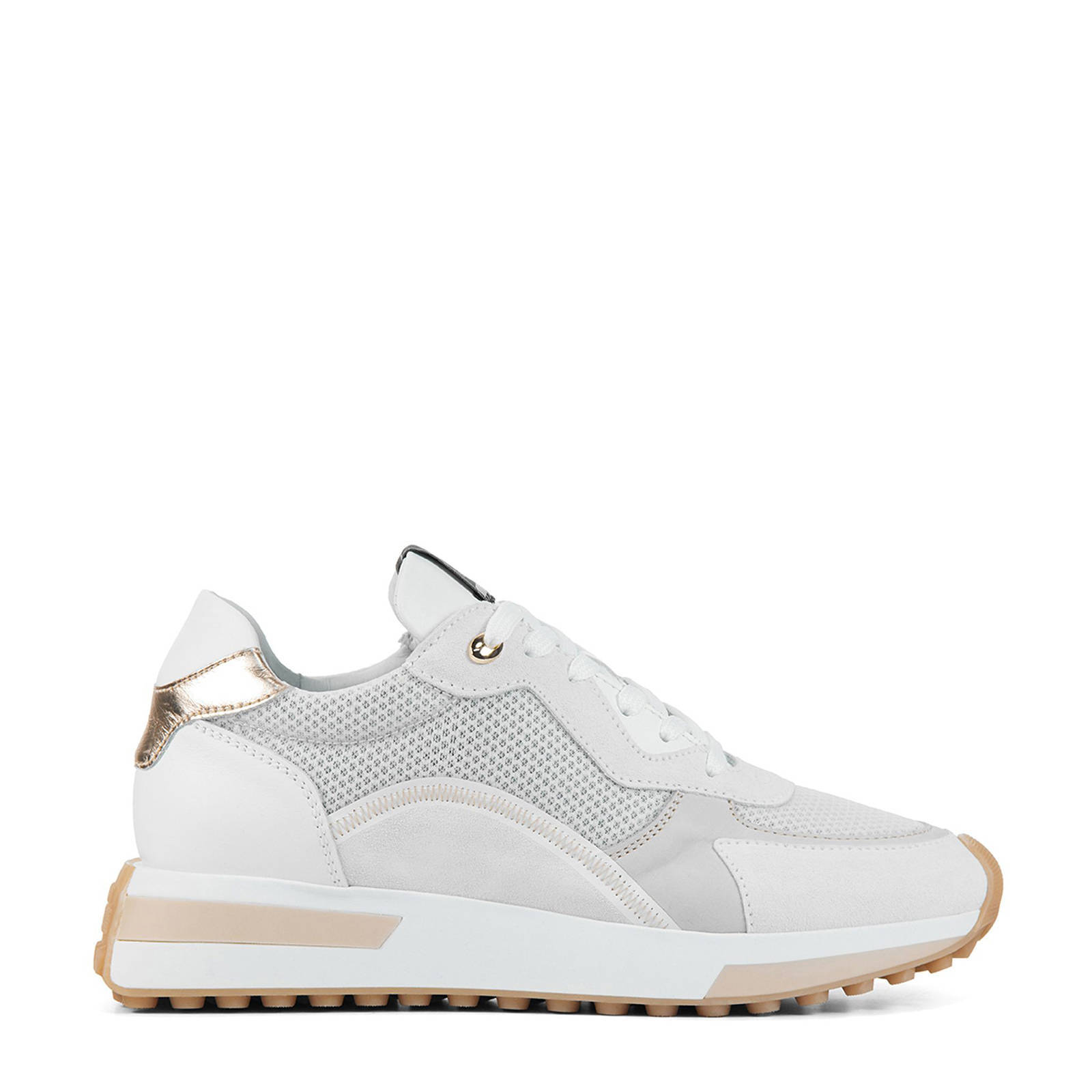 Via Vai Posy Jayde leren sneakers off white | wehkamp