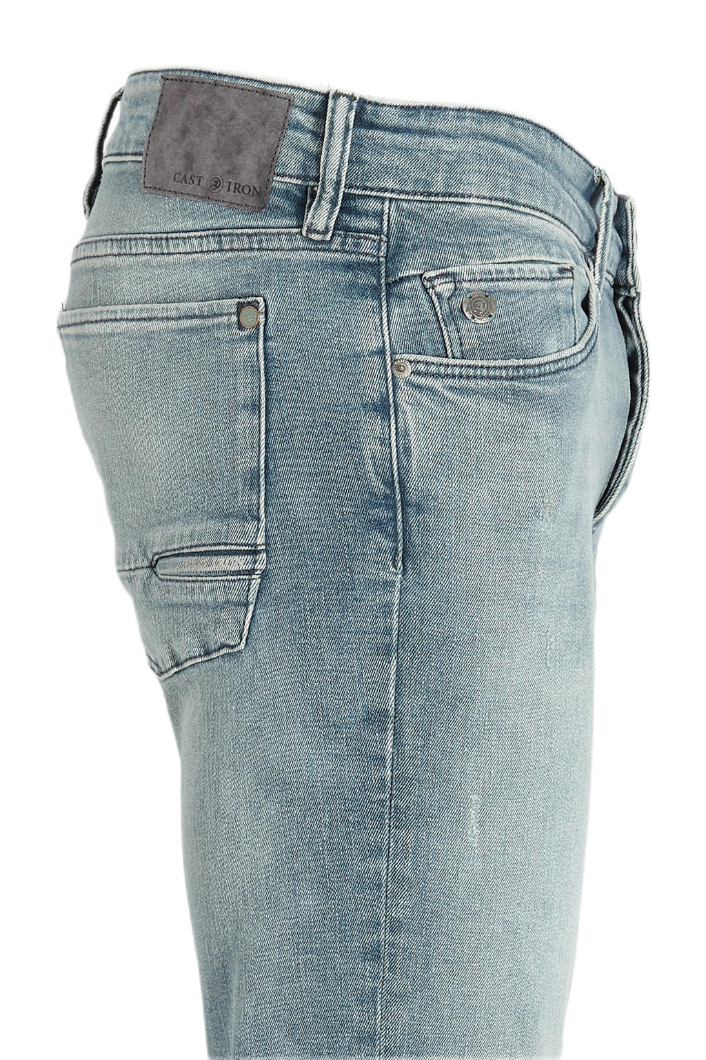 Cast Iron slim fit jeans Riser green cast wehkamp