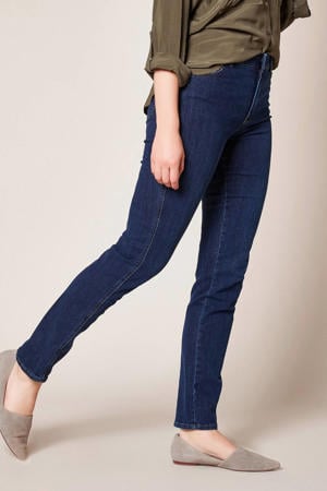 high waist slim fit jeans Audrey stoned blue
