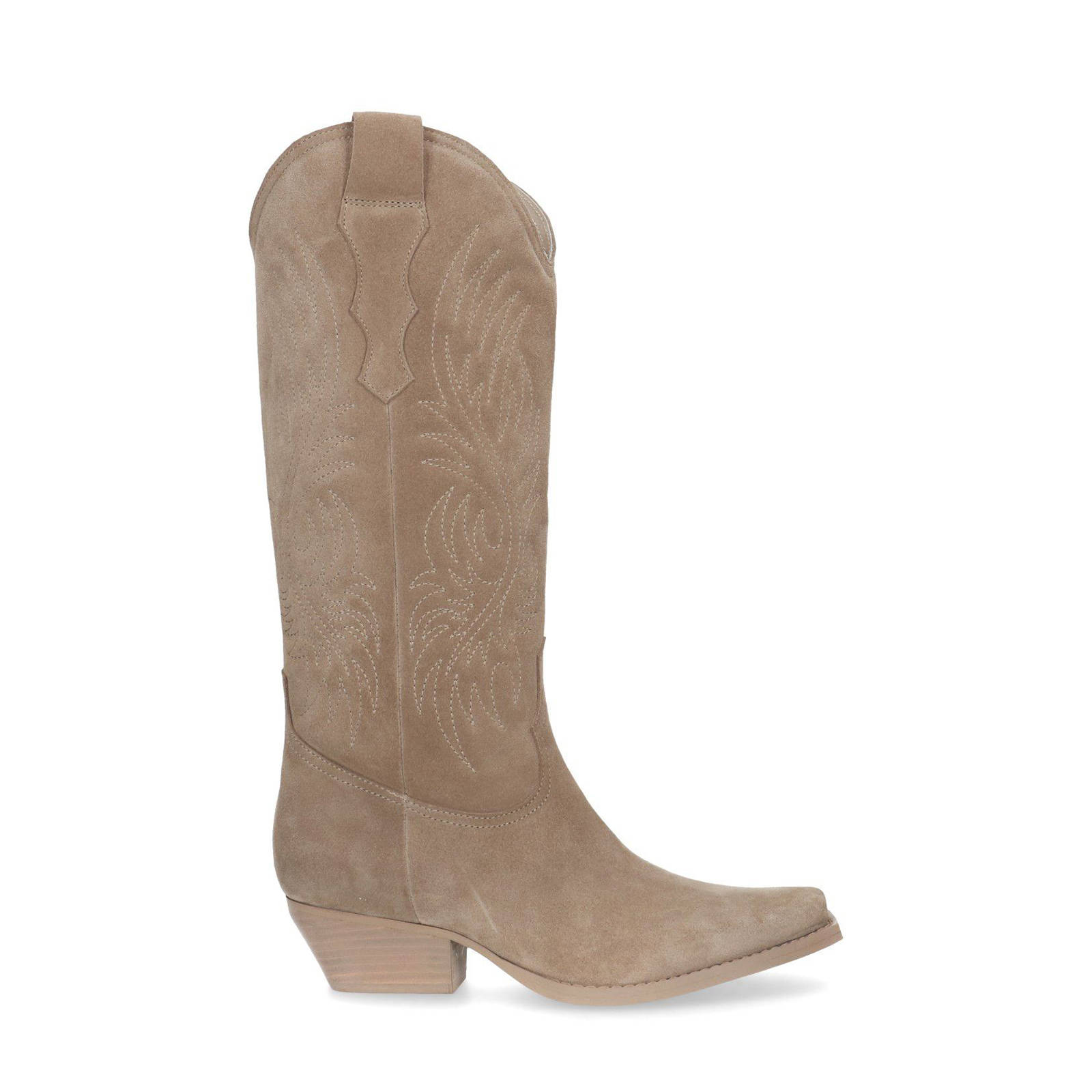 Beige best sale suede cowboylaarzen