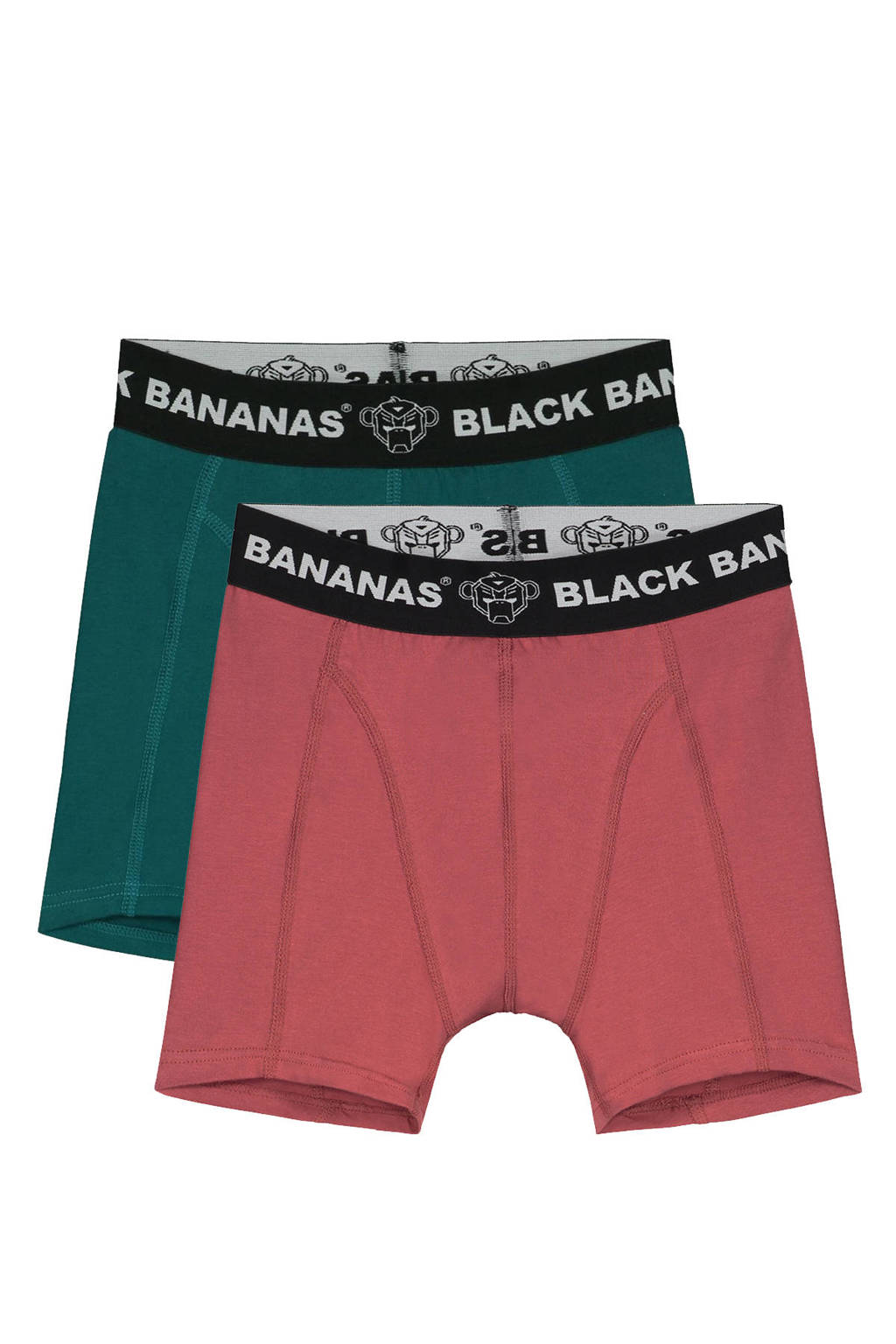BLACK BANANAS   boxershort - set van 2 groen/rood, Groen/rood