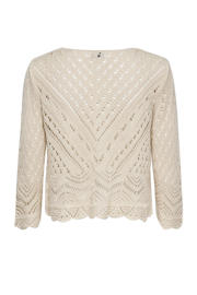 thumbnail: JDY gehaakte top JDYNEW met open detail beige