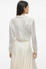 thumbnail: VILA blouse VIELLETTE van polyester wit