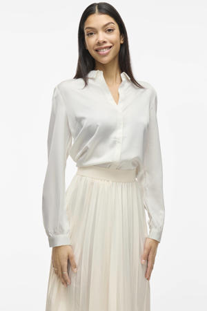 blouse VIELLETTE van polyester wit