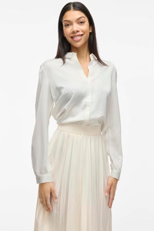 blouse VIELLETTE van polyester wit