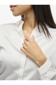 thumbnail: VILA blouse VIELLETTE van polyester wit