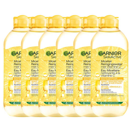 Garnier Skinactive Vitamine C micellair water- 6 x 400 ml voordeelverpakking afbeelding