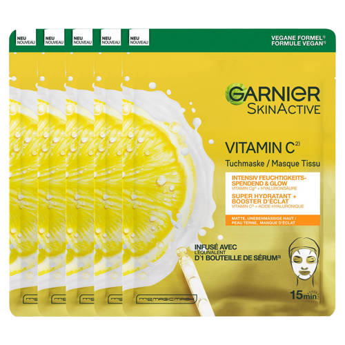Garnier Skinactive Vitamine C masker - 20 stuks voordeelverpakking afbeelding