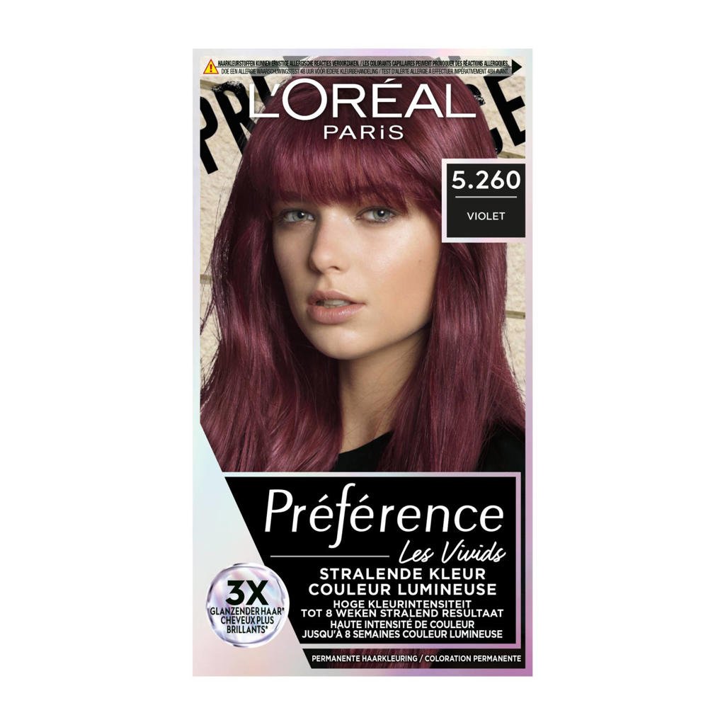 L'Oréal Paris Préférence Vivids 5.260 - Violet