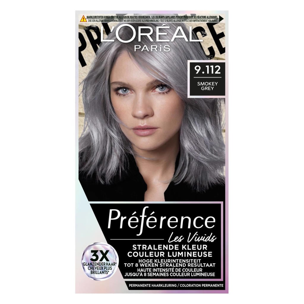 L'Oréal Paris Préférence Vivids 9.112 - Smokey Grey