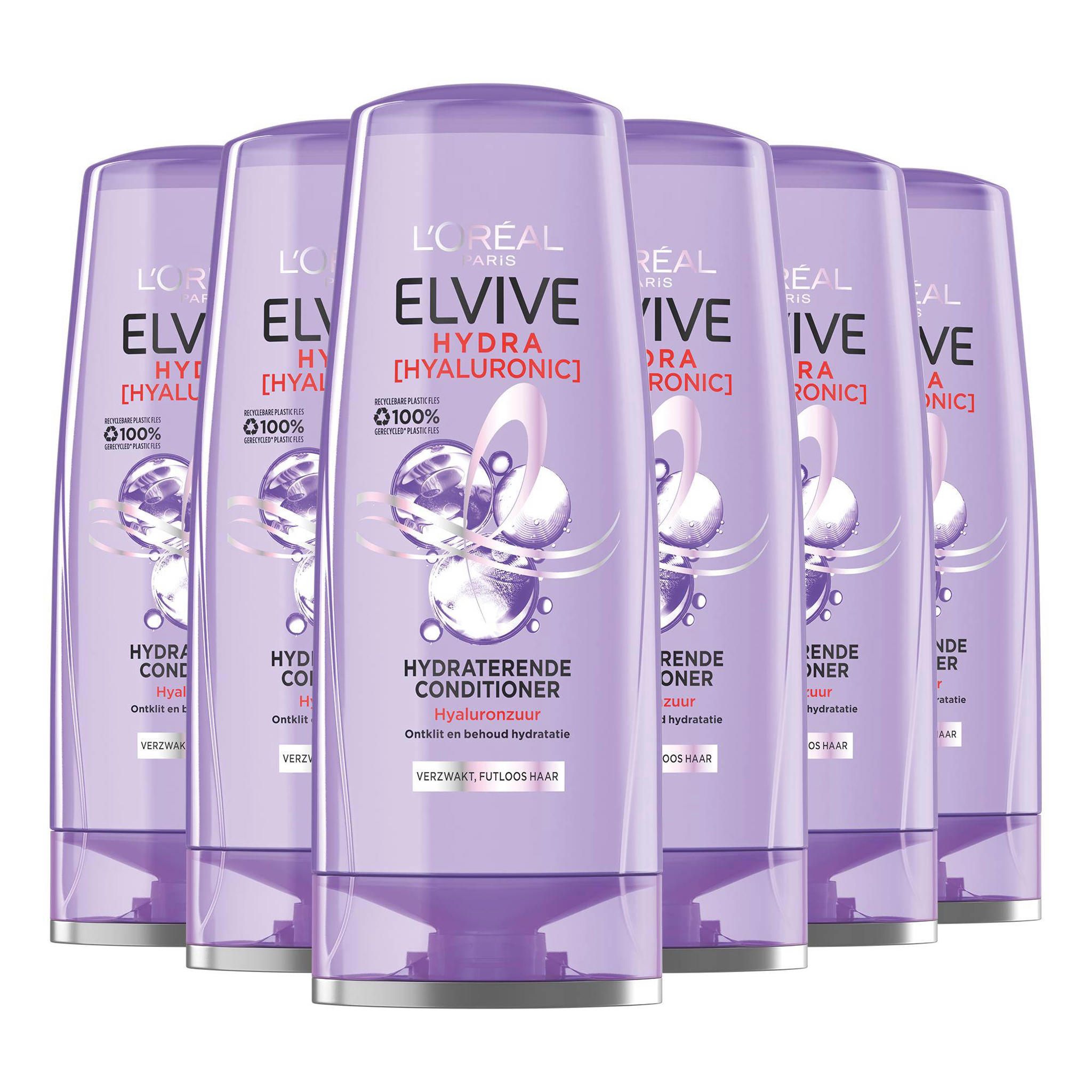 L'Oréal Paris Elvive Hydra Hyaluronic Hydratatie conditioner 6 stuks