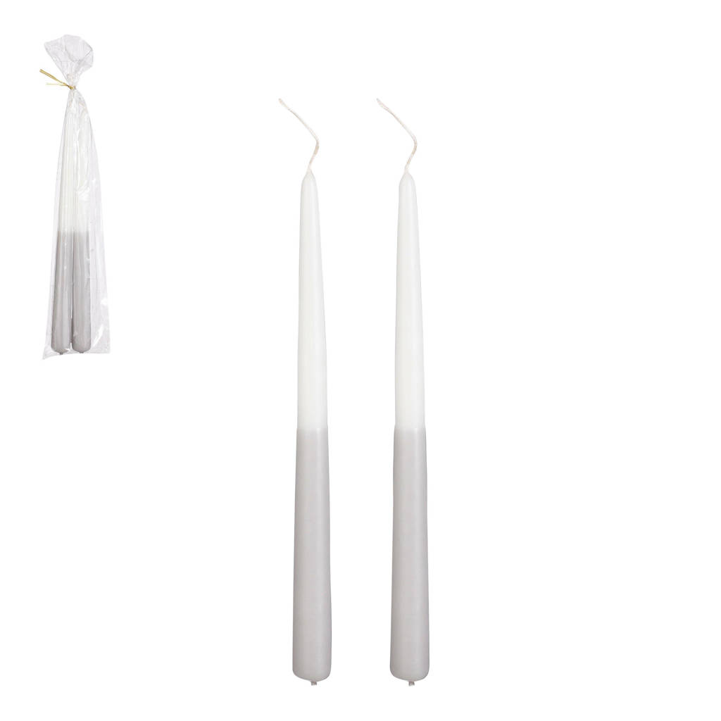 Mica Decorations kaars Dip-dye (set van 2)