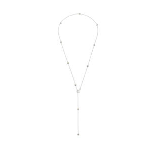 925 sterling zilveren (rug)ketting Jessie met parels