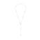 Abrazi 925 sterling zilveren (rug)ketting Jessie met parels