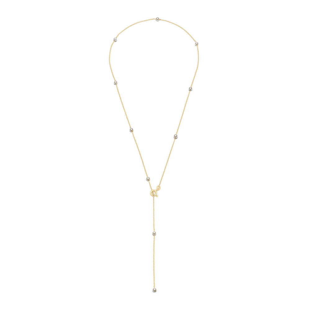 Abrazi gold plated (rug)ketting Jessie