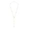 Abrazi gold plated (rug)ketting Jessie