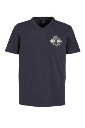 regular fit T-shirt ONSSONS LOGO met logo dark navy