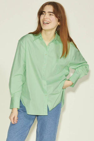 blouse JXJAMIE met biologisch katoen lichtgroen