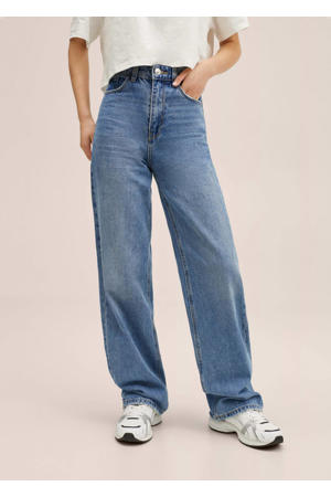 high waist wide leg jeans lichtblauw