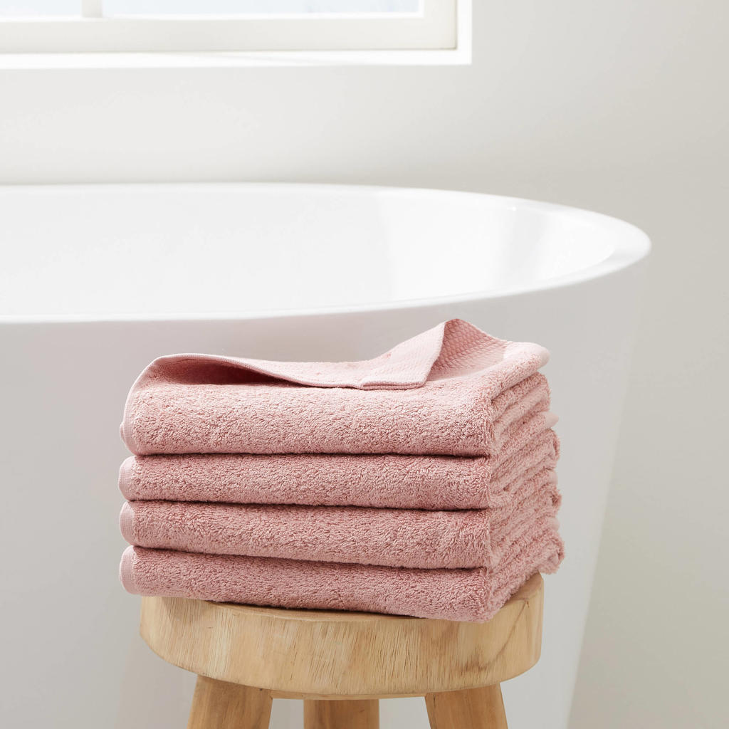Wehkamp Home handdoek hotelkwaliteit (set van 4) (100x50 cm)