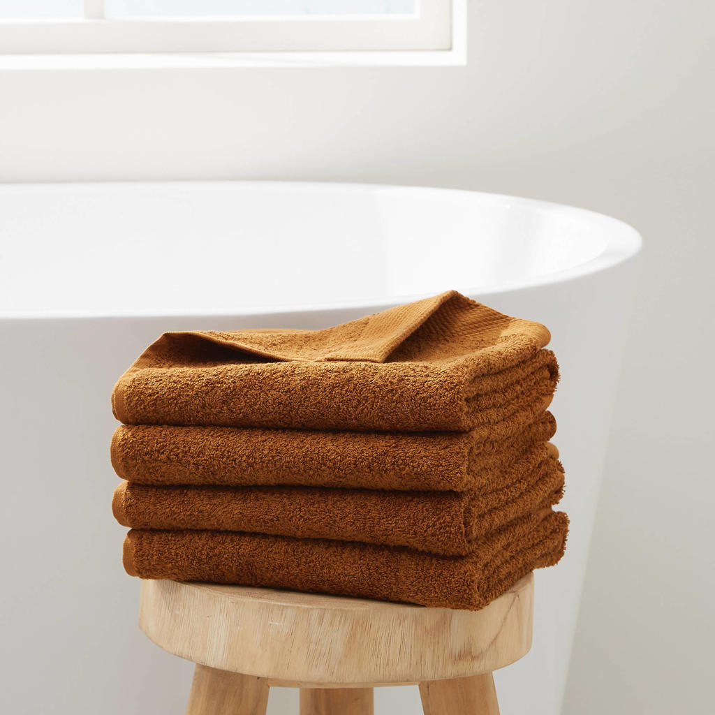Wehkamp Home handdoek hotelkwaliteit (set van 4) (100x50 cm)