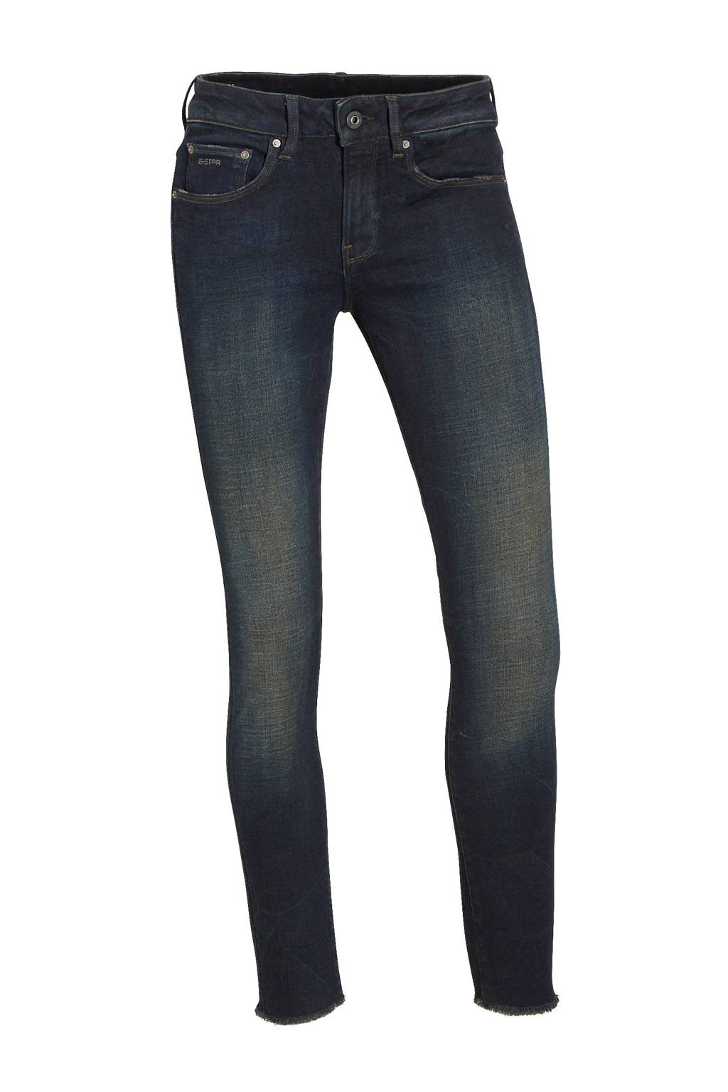G-Star RAW 3301 cropped skinny jeans worn in moss