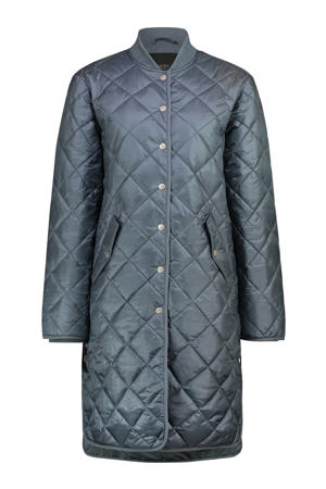 quilted jack zomer blauw