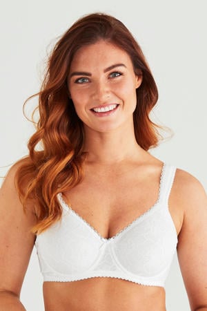voorgevormde beugelbh Lace Shape wit