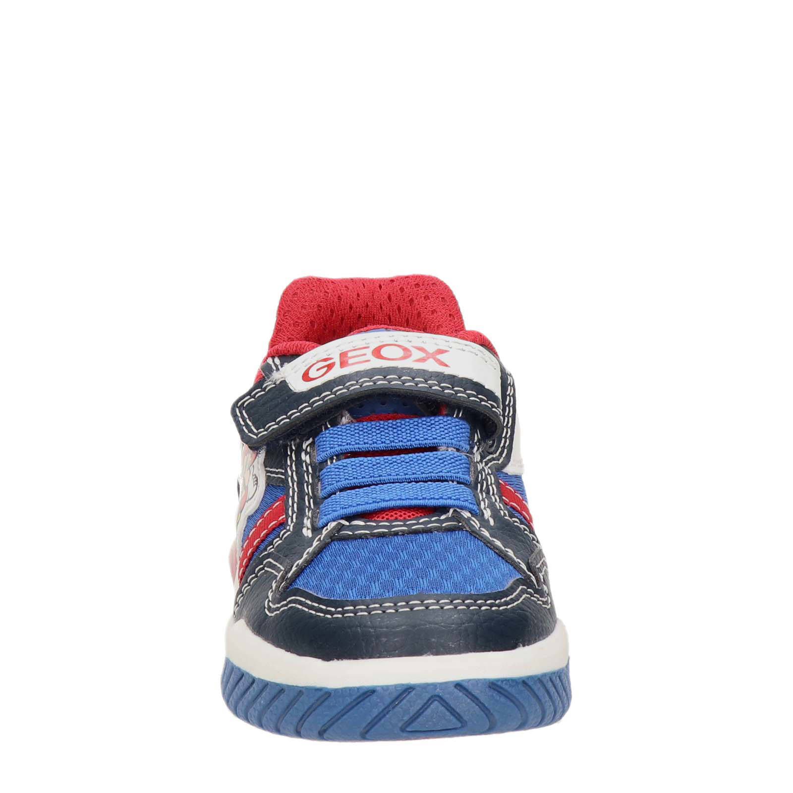 Geox Nintendo Supermario Inek sneakers met lichtjes blauw/rood | wehkamp
