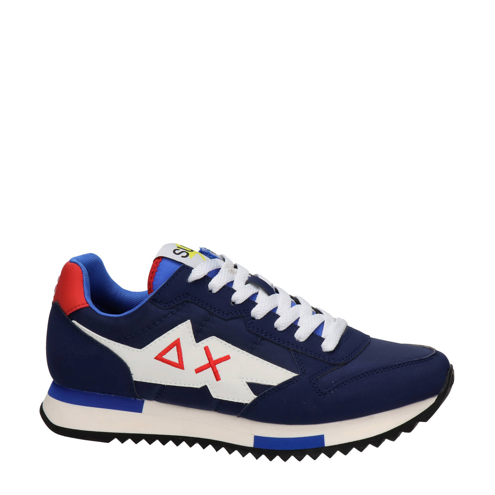 SUN68 Nikki Solid suède sneakers donkerblauw | wehkamp