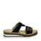 Rieker slippers zwart
